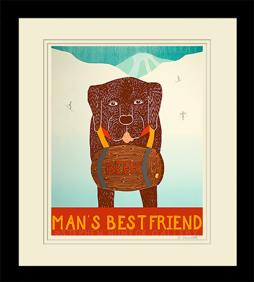 Man's Best Friend Giclee Print | Dog Mountain