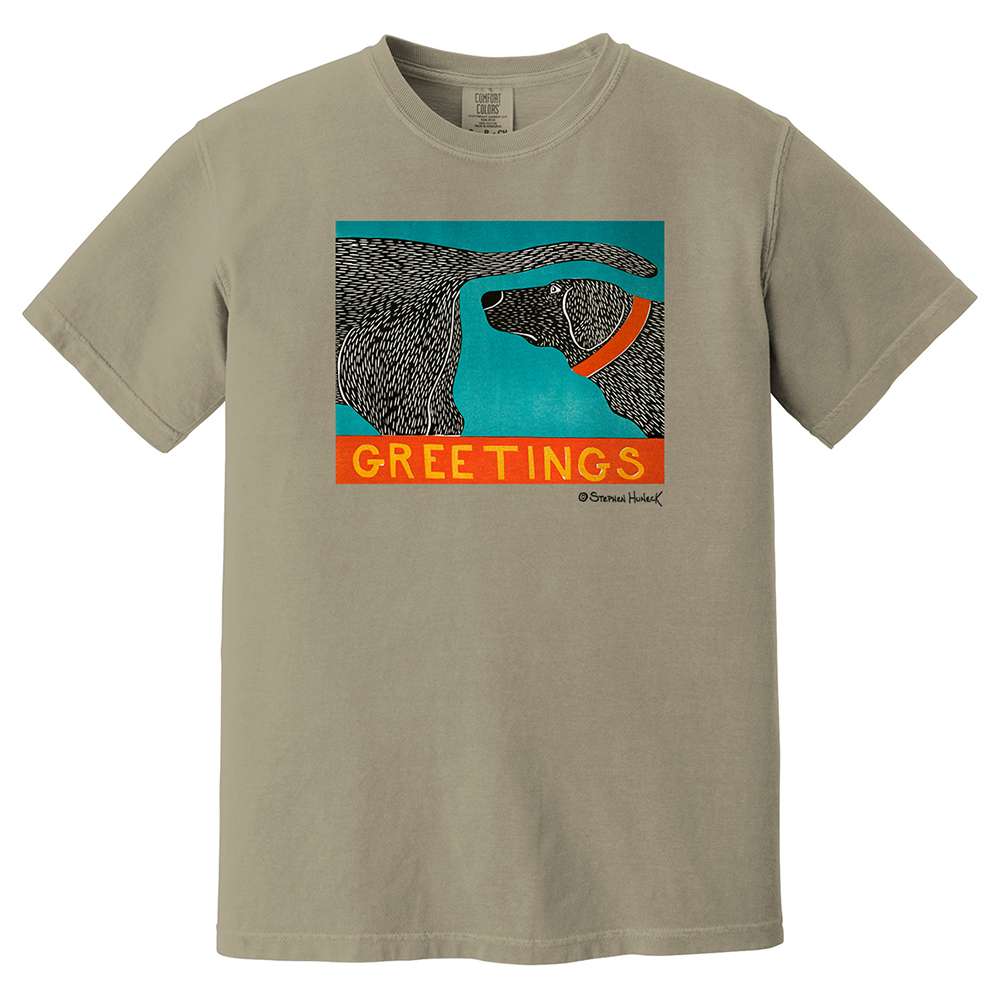 Greetings T-Shirt | Dog Mountain, VT - Stephen Huneck